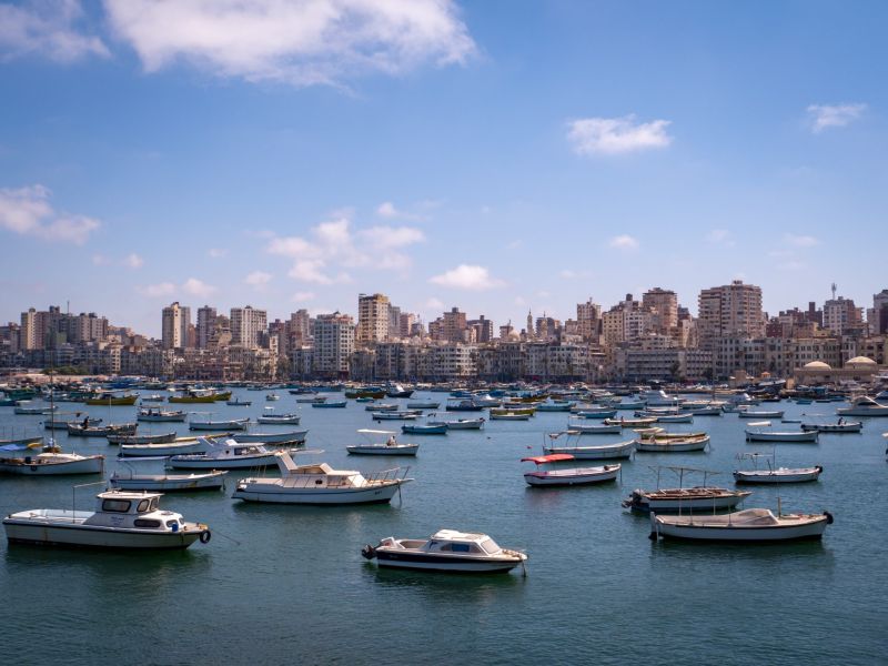 Enjoy sea views on the Corniche – one of the best things to do in Alexandria
